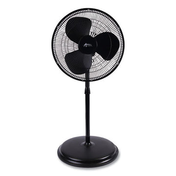 Alera® 16" 3-speed Oscillating Pedestal Stand Fan, Metal, Plastic, Black freeshipping - TVN Wholesale